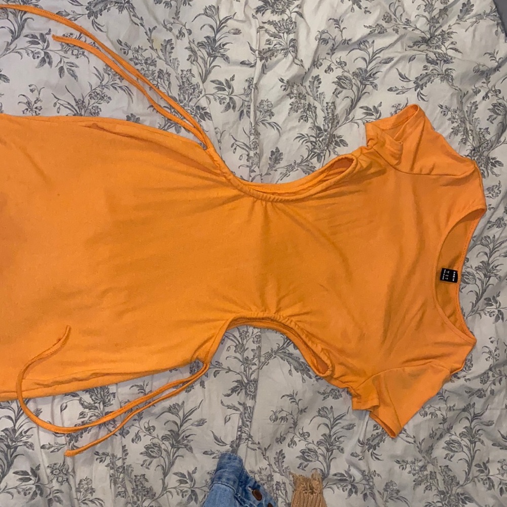 Orange dress